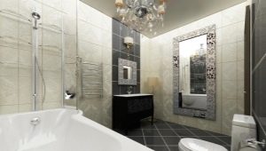 Art Deco fürdőszoba: tervezési szabályok és gyönyörű példák