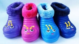 Children's galoshes: types, recommendations for choosing