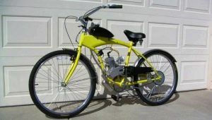 Gasoline bicycles: pros and cons, tips for choosing