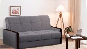 Fisarmonica del divano su una struttura in metallo: caratteristiche, varietà, pro e contro