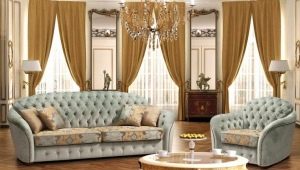 Allegro-Classic sofas: types and assortment, care