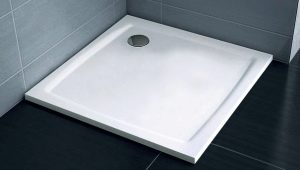 Shower trays: varieties, selection, installation