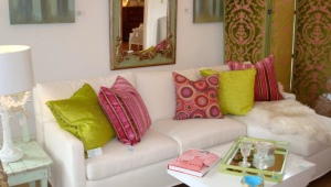 Sofa cushions: types, sizes and location options