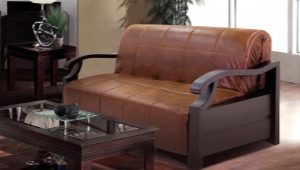 Sofa lurus dengan mekanisme akordion: jenis dan pilihan