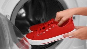 วิธีการซักรองเท้าในเครื่องซักผ้า?