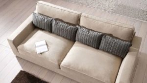 Pengisi untuk sofa: jenis dan peraturan pemilihan