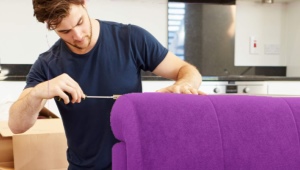 ميزات إصلاح أريكة DIY