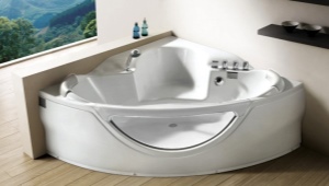 We select the size of the corner bath