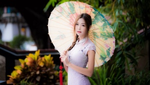 Features of Asian-style clothing