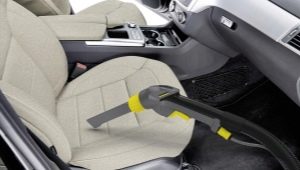 Vacuum cleaners for dry cleaning of car interiors