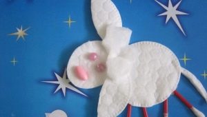 Crafts from cotton pads