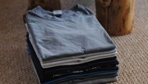 What fabrics are T-shirts made of?