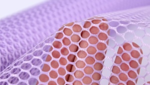 What are mesh fabrics and where are they used?