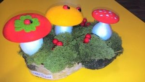 How can you make a mushroom craft?