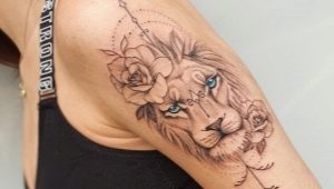 Features of a lion tattoo and their variety
