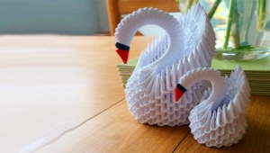 Making crafts Swan