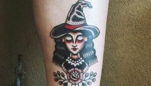 Schizzi e significato di un tatuaggio da strega