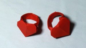 كيف تصنع اوريغامي على شكل خاتم؟