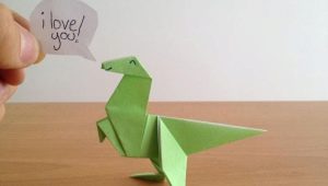 Bagaimana cara melipat dinosaur menggunakan teknik origami?