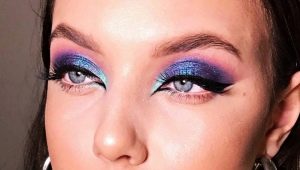 Make-up pre modro-sivé oči