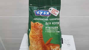 Vulstoffen voor kattenbakvulling Kuzya