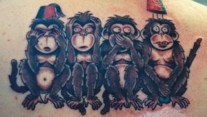 Descripción general del tatuaje de mono