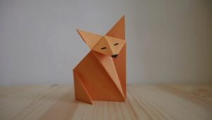 Origami en forme de renard