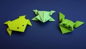 Origami dalam bentuk katak