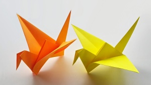 Origami en forme de grue