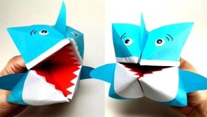 Création de requin en origami