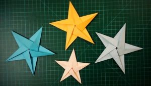 Výroba origami ve tvaru hvězdy