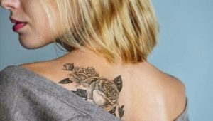 Tatuagem para meninas em forma de flores