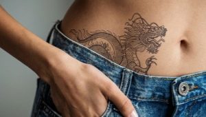 Tatuagem de dragão para meninas