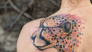 Gepard Tattoo: pomen in možnosti skice