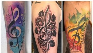 Tatuagens relacionadas à música