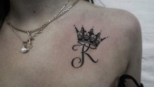 Tetovaža u obliku slova