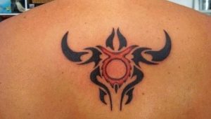 Jaučio zodiako ženklo tatuiruotė