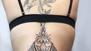 Ženske tetovaže na donjem dijelu leđa