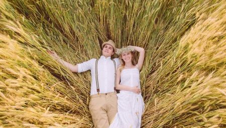 Lauku stila kāzu kleita - dabiska vienkāršība