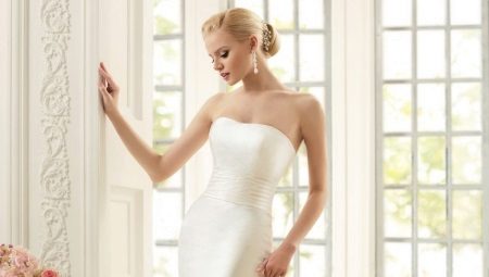 Gaun pengantin A-line - tidak sombong tetapi elegan