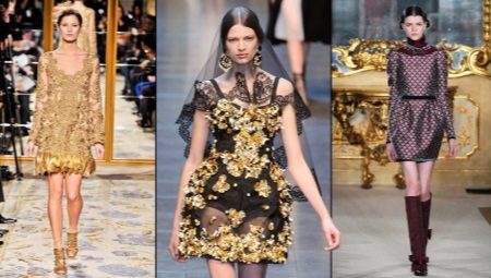 Baroque dresses - it is impossible to remain unnoticed