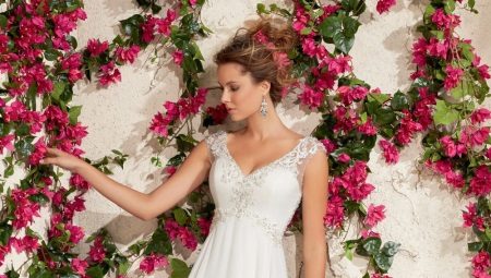 Gaun pengantin berpinggang tinggi untuk siluet sempurna