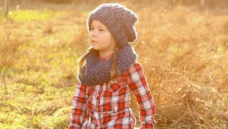 Komplet - szalik i czapka dla dziewczynki