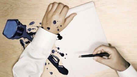 Mit welcher Methode kann Tinte von Stiften von Kleidung und Möbeln abgewischt werden?