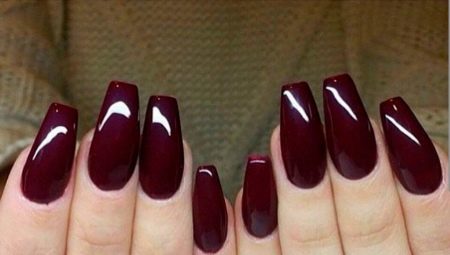 Exquise Marsala Color Manicure-ideeën