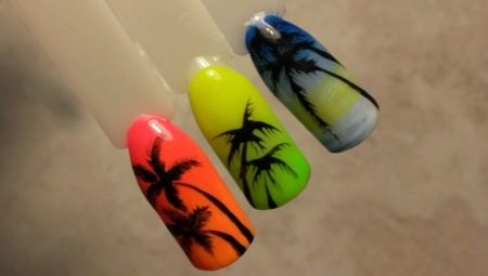 Hoe teken je een palmboom op je nagels?
