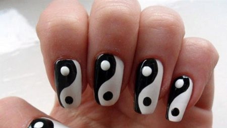 Yin-Yang manicure - oriental flavor for your look