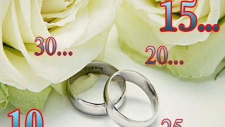 Numele aniversarilor nunții după an și tradițiile sărbătoririi lor