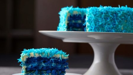 Gâteau de mariage en bleu: symbolisme et options intéressantes