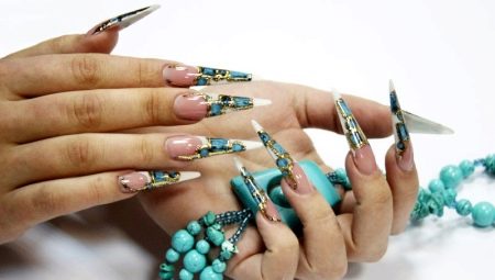 Nagels gieten: kenmerken van manicure en ontwerpideeën